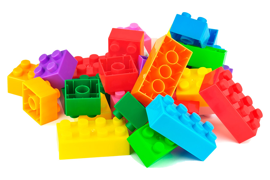 Separate lego online pieces